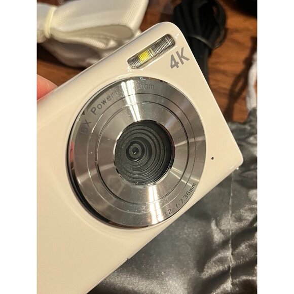 Digital Camera 4K White Photography Vlogging Influencer Travel - Picture 14 of 16